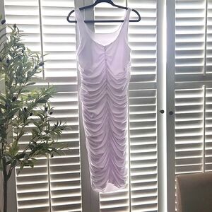 Cute stretch white dress
